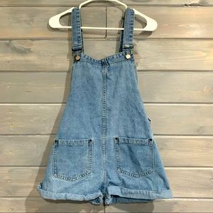 Korean made denim overalls